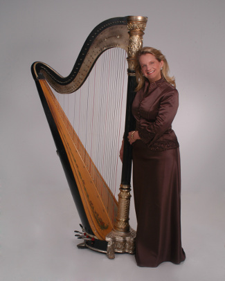 Harpist Gail Shanta
